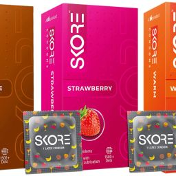 CHOCOLATE, STRAWBERRY AND WARM Condom-1