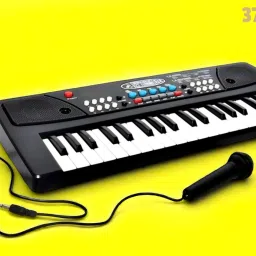 X156 Keys Piano Toy with Microphone, USB Power Cable & Sound Recording Best Birthday Gift for Boys and Girls Musical Instruments Analog Digital Piano-47