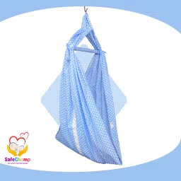 Polka Dots Baby Cradle Cloth with Seperator-11