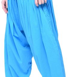 Cotton Blend Solid Women ["Blue"] Salwar-image-7