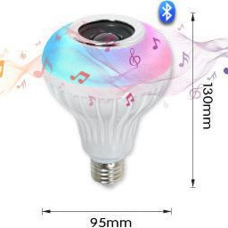 XBOLT 4 Modes Multicolor Bluetooth LED Music Bulb with B22 Bulb Holder Smart Bulb image 3