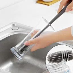 fulkiza Silicone Bottle Brush Bottle Washer Cleaner Durable Cleaning Brush -X58-picture-11