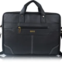 Men Black Messenger Bag - Regular Size-image-93