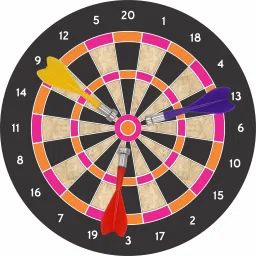 8.8-Inch Magnetic Dart Board with 3 Magnetic Darts – Safe & Fun Game for Kids Dart Board Game-21