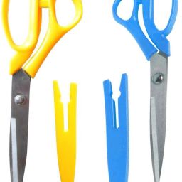 large For Shaving ,Cutting, Thread Cutting,Office purpose , Home & Kitchen Scissors (Set of 2) Scissors-image-32