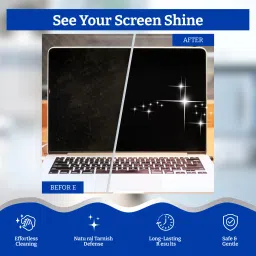 Klenzmo Screen and Lens cleaner with microfiber cloth and Brush for Computers, Mobiles, Laptops image 2