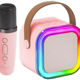 AM-W18 Wireless Karaoke Speaker with Microphone Portable Bluetooth Speaker Cable-image-66