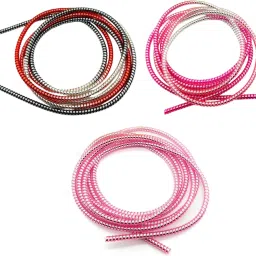 DECRONICS 1.5 Meter Wire Spring Mobile Charger Guard Data Cable Cover (TCP49), Pack of 3 Cable Protector-image-70