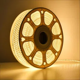 1200 LEDs 10 m Yellow Steady String Rice Lights-20