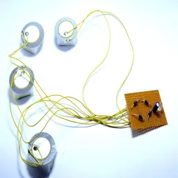 Piezoelectric Sensor Power Generation Circuit, Multicolour Electronic Components Electronic Hobby Kit-12