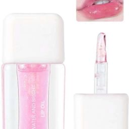 Korean Jelly Lip Oil Gloss Waterproof Tinted Long Lasting Hyderating Lip Plumper-image-24