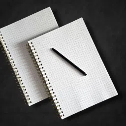 tortuga A5 Black Square grid Notebook Golden wiro , 60 Sheets/120 Pages, 100gsm Paper, A5 Notebook SQUARE GIRD 100 Pages image 2