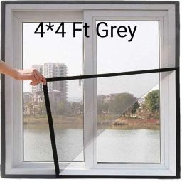 Polyester Adults Washable LKG 4*4 GREY WIN NET Mosquito Net-image-89
