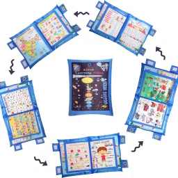 toygear 2In1 Kids Learning Toys Pillow Book Include India Map, Alphabet, Numeric Wshable image 3