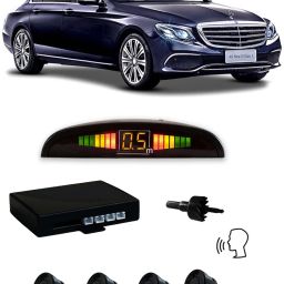 YB380 Black Car Reverse Parking Sensor with LED Display 4 Sensor Y380 Parking Sensor-image-35