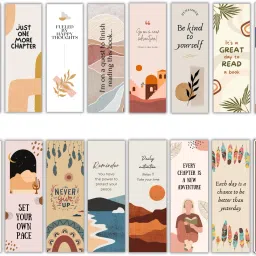 Designer Bookmarks Set of 16, Specially Designed for Book, 350 GSM , Matte set of 16 Bookmark-11