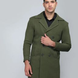 Velvet Solid Coat For Men-image-96