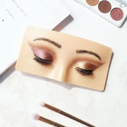 Eye dummy for makeup practice board Hair Extension-21