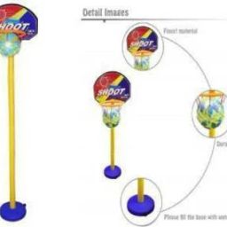 Adjustable Basketball Set for Kids Toy, Basketball with Stand for Girls And Boys Basketball - Size: 6-picture-22