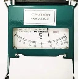Hand generated 5000volt-10000Mohms metal body analog insulation tester(megger) Analog Voltage Tester-28