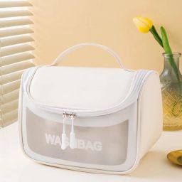 Girls White Cosmetic Bag-image-8
