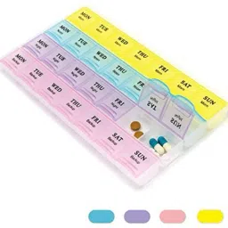 1 week 28 Days 4 Weeks for 7 days Pill Medicine Box Organizer for Vitamins Tablets or Small Utilities Trinkets Tools Screws Storage Box Pill Box-image-12