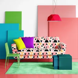 artzfolio AZ5008252SOF_FB_RF_R-SP_D56^80_VL Abstract Geometric Pattern D16 Velvet Sofa Fabric Sofa Fabric image 3