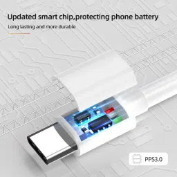 TechZen USB Type C Cable 3.5 A 1 m Type_C_white1 image 3