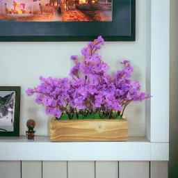Purple Westeria Artificial Flower with Pot-10