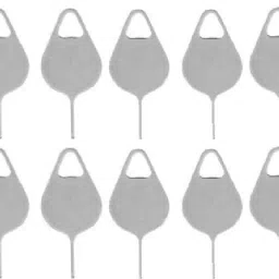 BBS PRO 10 pcs Mobile Sim Ejector pin Tools Tray Holder Opener Sim Adapter Sim Adapter (Steel) Sim Adapter image 2