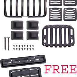 Plastic Splendor Indicator Light Cover NO PLATE COVER FREE Bike Headlight Grill-13
