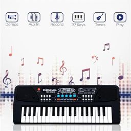 star venture Electronic Piano Keyboard 61 Keys with LED Display and Microphone Toys and Game Electronic Piano Keyboard 61 Keys with LED Display and Microphone Toys and Game Analog Portable Keyboard image 3