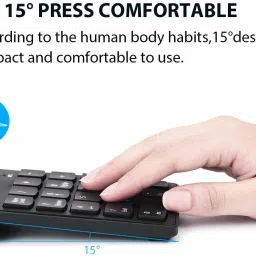 coolcold Numpad 101 ( NOTE :- NOTE: This number pad system. Function keys do not work, while number keys part works fine..) Wireless Number Pad image 3