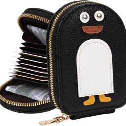 Women Travel Black Artificial Leather RFID Card Holder-image-20