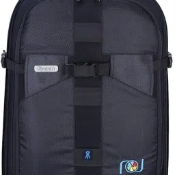 Vintage Pro Photron Pro Runner 450 AW Camera Backpack 1-2 Body DSLRs with Lens Upto 70-200mm 4-5 Lenses, Flash and Accessories Upto 17 inch(44cm) Laptop Tablet With Rain CoverCamera Bag-21
