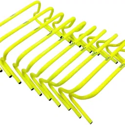 fitfix Hurdles for Field Training and Speed Coordination 12" (Pack of 10) Plastic Speed Hurdles image 4