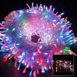 erhindia 400 LEDs 25.4 m Multicolor Color Changing, Flickering, Steady String Rice Lights image 2