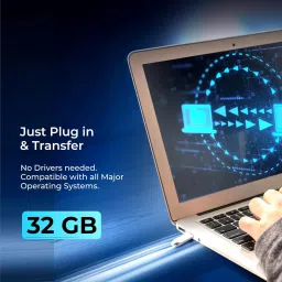 DIGITEK 32GB USB 2.0 U Disk Flash Drive, High Speed Read & Write Pen Drive 32 GB Pen Drive Compatible with Audio Player, Desktop Computer, Gaming Console, Laptop, Television, Tablet USB 2.0 Metal Case image 5