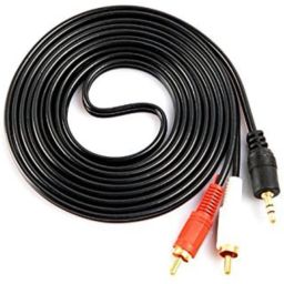 Reedeal TV-out Cable 3.5mm Stereo Male to 2RCA Male Audio Cable (EP to 2RCA)-image-58
