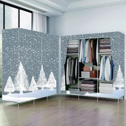 6 Layer India's 1st Digital Print PP Collapsible Wardrobe-image-32