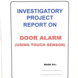 ontex electronics Door Alarm Using Touch Sensor Physics Project & Science Aid Educational Electronic Hobby Kit image 4