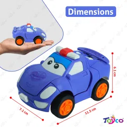 toyco Convertible from Car to Robot Friction Powered Toy Combo Car Set for Kids_ image 2
