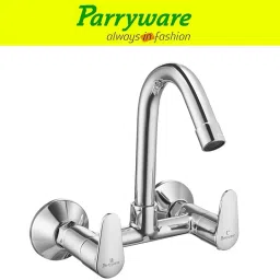 Uno Wall Mounted Sink mixer with Swivel Spout set of 1 pic 122 Wall Mounted Sink mixer with Swivel Spout Sink Mixer Faucet-28