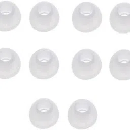 Pitambara 10 Pcs (5 set) Silicon Earbuds (Size-M) In The Ear In The Ear Headphone Cushion (Pack of 10, White) In The Ear Headphone Cushion-image-24