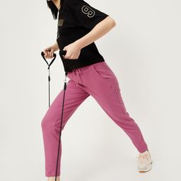 max Women Solid Pink Track Pants-picture-14