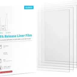 5PCS PFA Release Liner Film for Saturn 3D Printer 273 * 176mm, 0.127mm Extruder-44