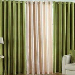 213 cm (7 ft) Polyester Semi Transparent Door Curtain (Pack Of 3)-17