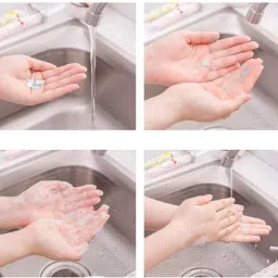 eiliaz 3 TUBE Portable Paper Soap Confetti Soap Sheets Soap Flakes for Washing Hand ) image 4