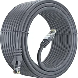 RAREGEAR LAN Cable 4 m LAN Cable with Gold Plated Connectors Supports Upto 1000Mbps Cat 6 High-Speed 550MHZ /1Gigabit Ethernet Waterproof Internet LAN Cable 4 Meter-19