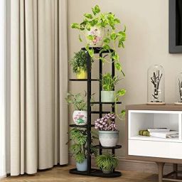 7 POT STYLISH PLANTER STAND FOR INDOOR OUTDOOR BALCONY (WITHOUT POT) Plant Container Set-image-50